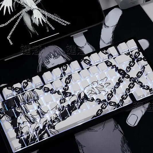 Zenith Saga β Makima Chainsaw Man Keycaps 129 Keys (PBT Dye-Sub Translucent)