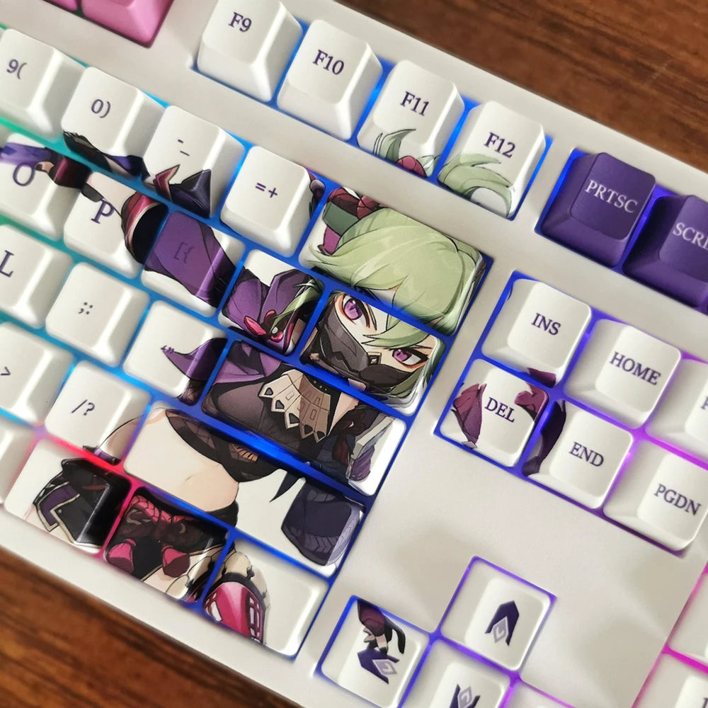Zenith Saga — Genshin Impact Character Keycaps 108 Keys (OEM PBT)