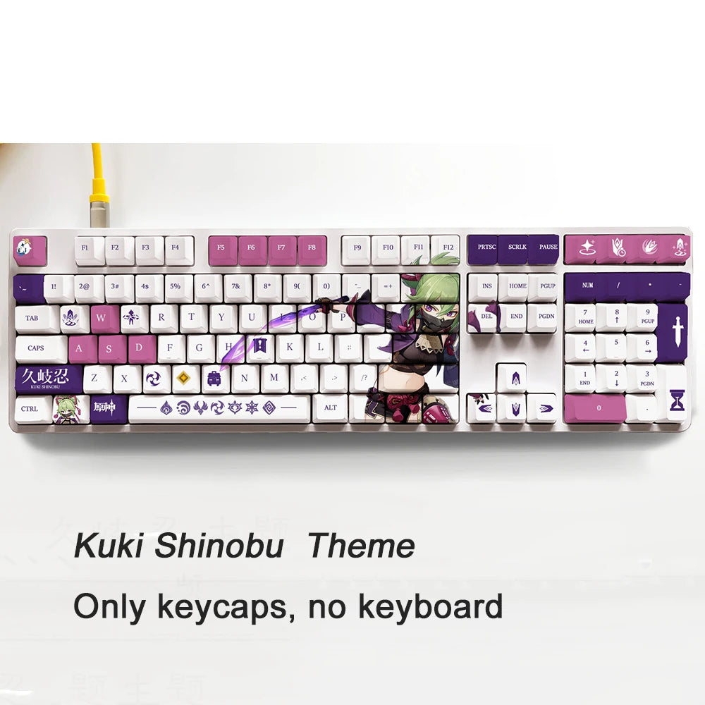 Zenith Saga — Genshin Impact Character Keycaps 108 Keys (OEM PBT)