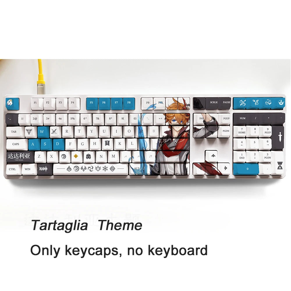 Zenith Saga — Genshin Impact Character Keycaps 108 Keys (OEM PBT)