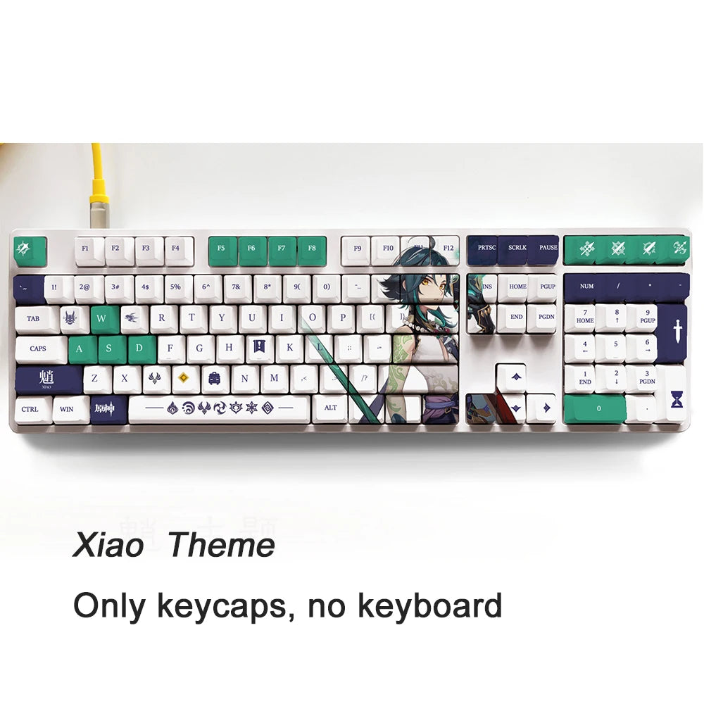 Zenith Saga — Genshin Impact Character Keycaps 108 Keys (OEM PBT)