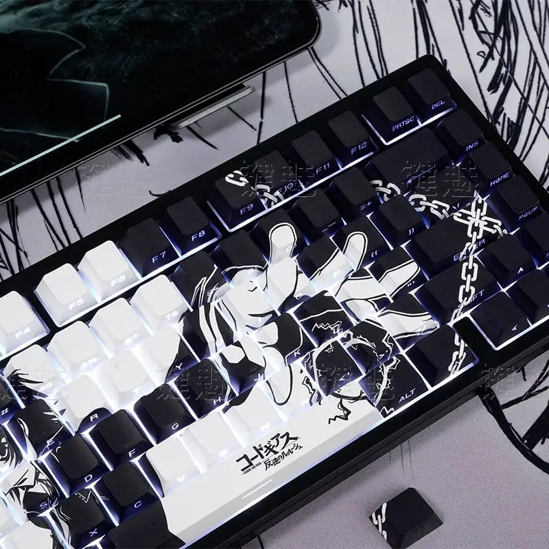 Zenith Saga — Lelouch Lamperouge Anime Keycaps (PBT Dye-Sub)