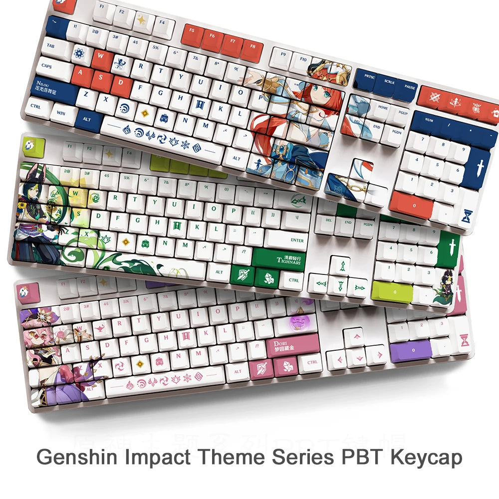 Zenith Saga — Genshin Impact Character Keycaps 108 Keys (OEM PBT)