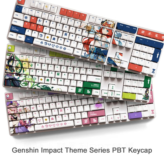 Zenith Saga — Genshin Impact Character Keycaps 108 Keys (OEM PBT)