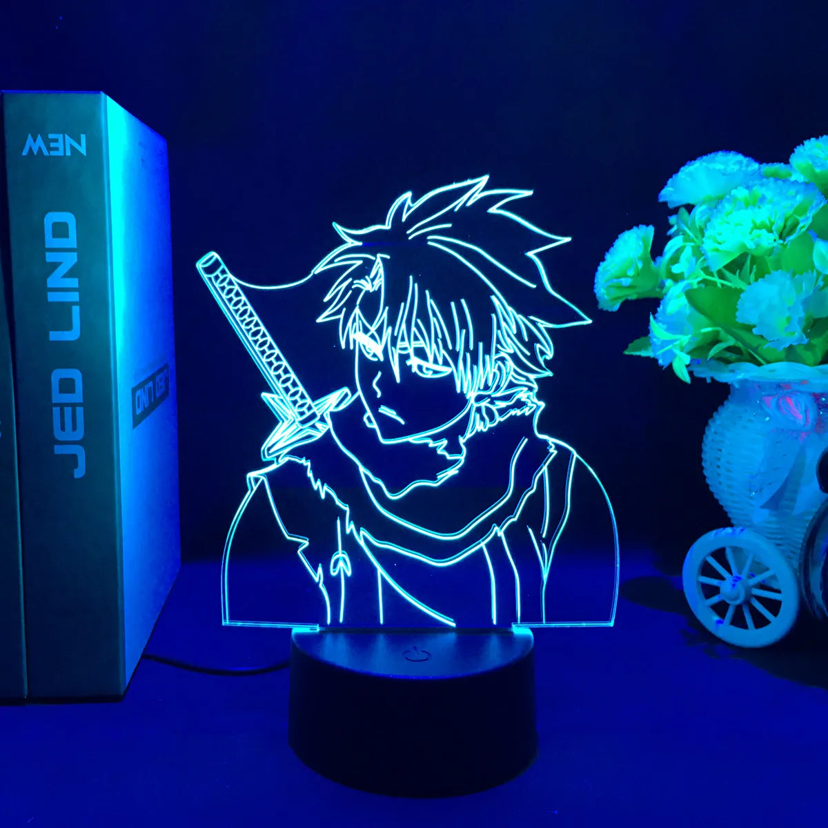 Zenith Saga — Bleach 3D LED Illusion Lamp (16-Color RGB Night Light)