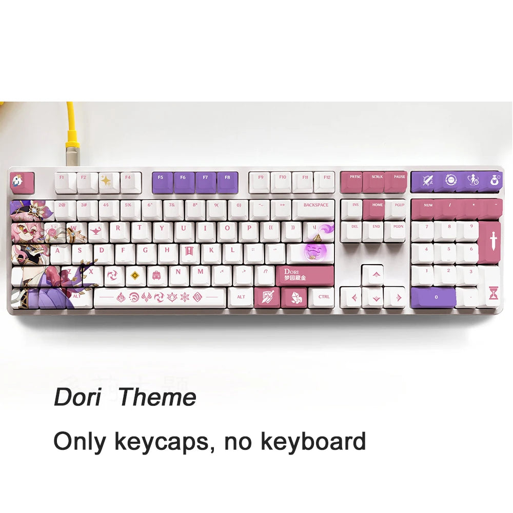 Zenith Saga — Genshin Impact Character Keycaps 108 Keys (OEM PBT)