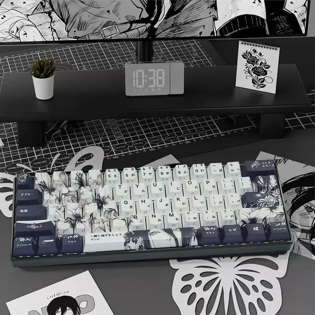 Zenith Sage — Reze Chainsaw Man Keycaps (PBT Dye-Sub)