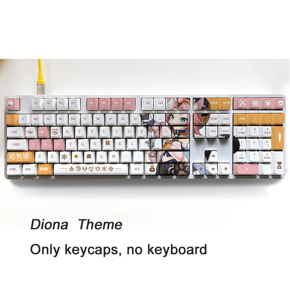 Zenith Saga — Genshin Impact Character Keycaps 108 Keys (OEM PBT)