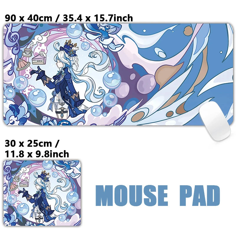Zenith Saga — Genshin Impact XXL Desk Mat Vol. 2 (Furina, Neuvillette, Raiden & More)
