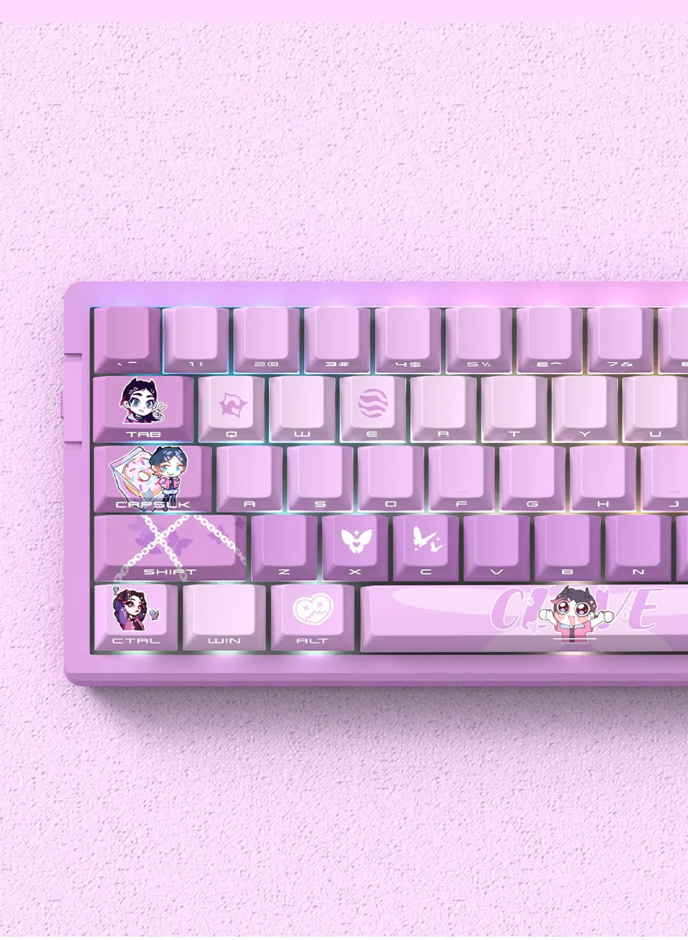 Zenith Saga — Anime Gaming Keycaps 129 Keys (PBT Five-Sided Heat Sublimation)