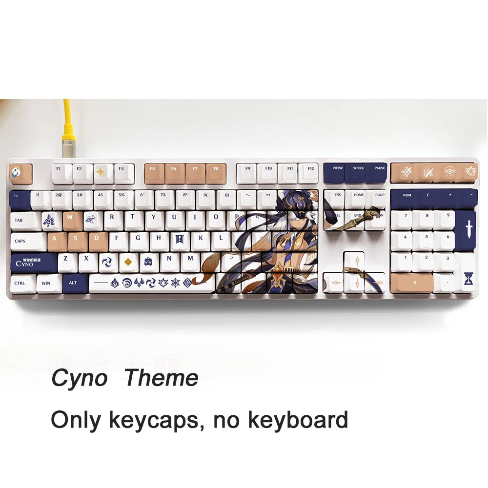 Zenith Saga — Genshin Impact Character Keycaps 108 Keys (OEM PBT)