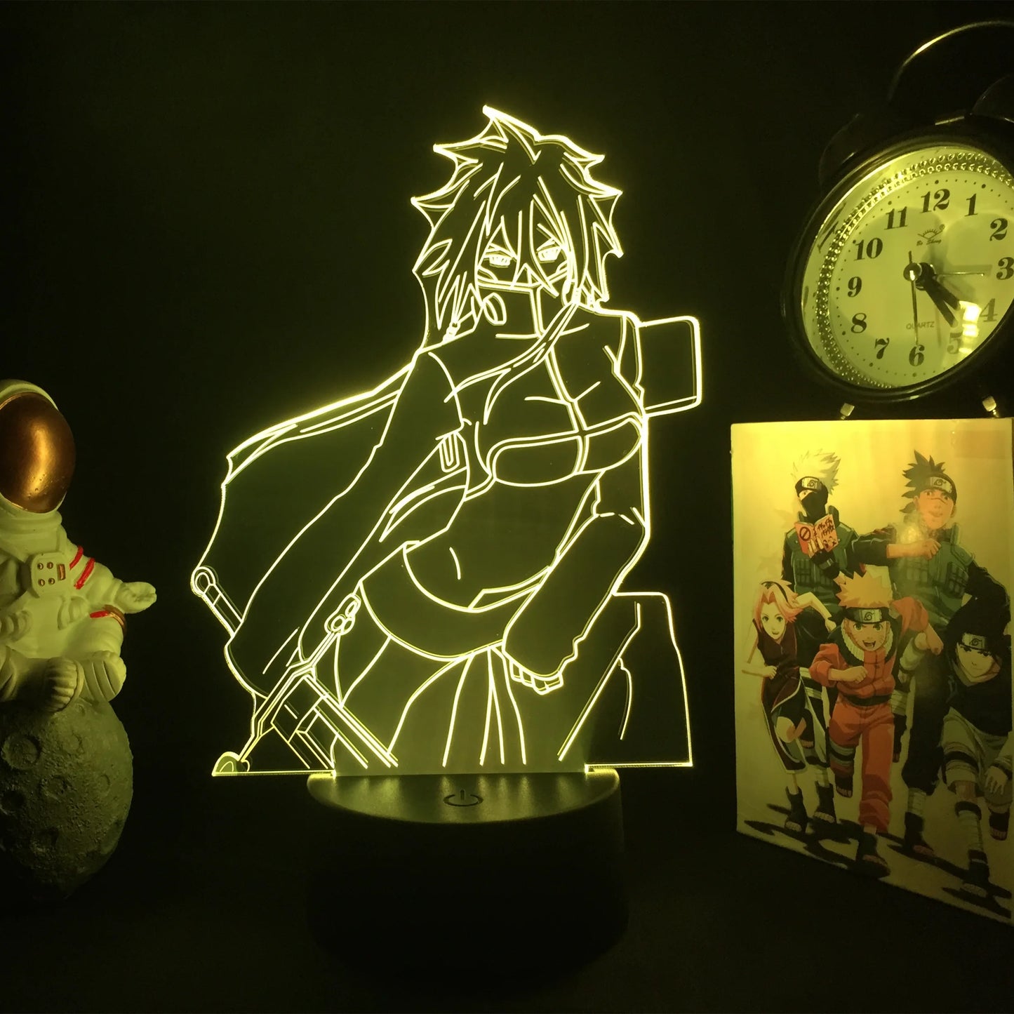 Zenith Saga — Bleach 3D LED Illusion Lamp (16-Color RGB Night Light)