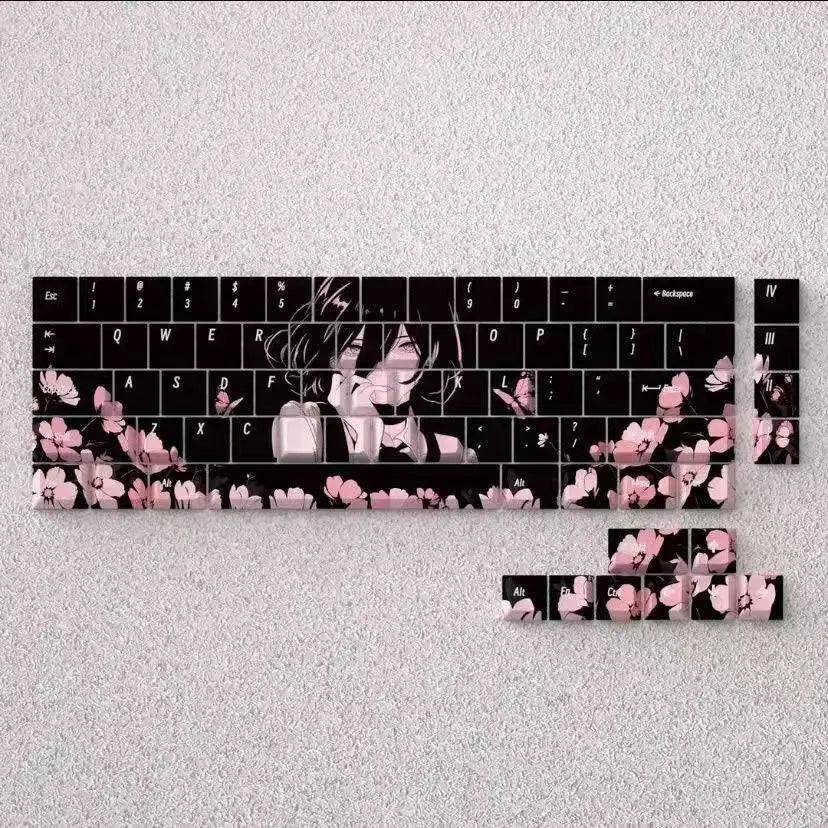 Zenith Sage — Reze Chainsaw Man Keycaps (PBT Dye-Sub)