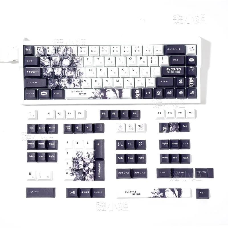 Zenith Sage — Reze Chainsaw Man Keycaps (PBT Dye-Sub)