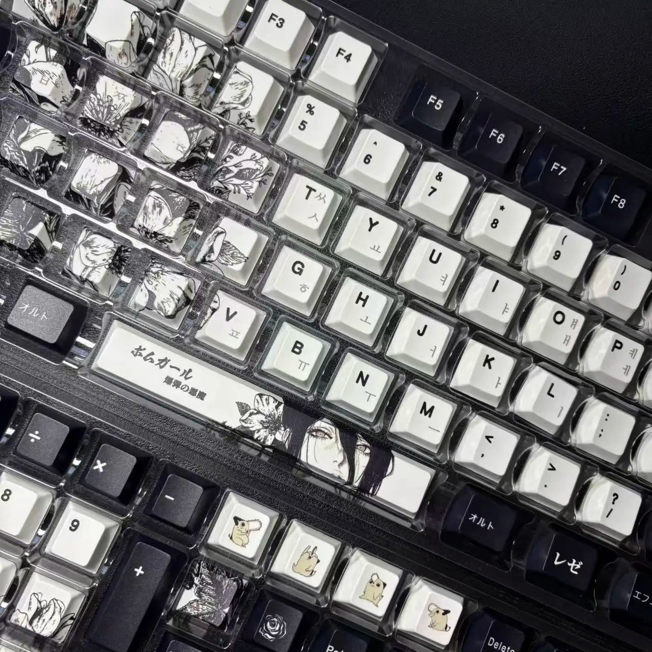 Zenith Sage — Reze Chainsaw Man Keycaps (PBT Dye-Sub)
