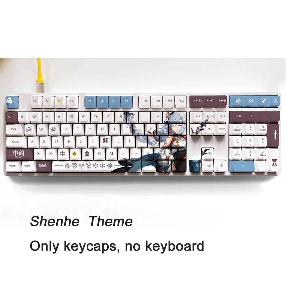Zenith Saga — Genshin Impact Character Keycaps 108 Keys (OEM PBT)