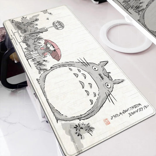 Zenith Saga — Totoro Anime XL Desk Mat (Lock Edge Gaming Mouse Pad)