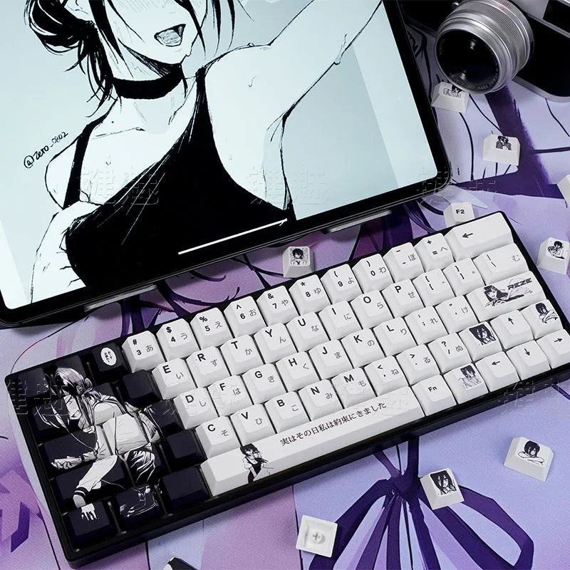 Zenith Sage — Reze Chainsaw Man Keycaps (PBT Dye-Sub)