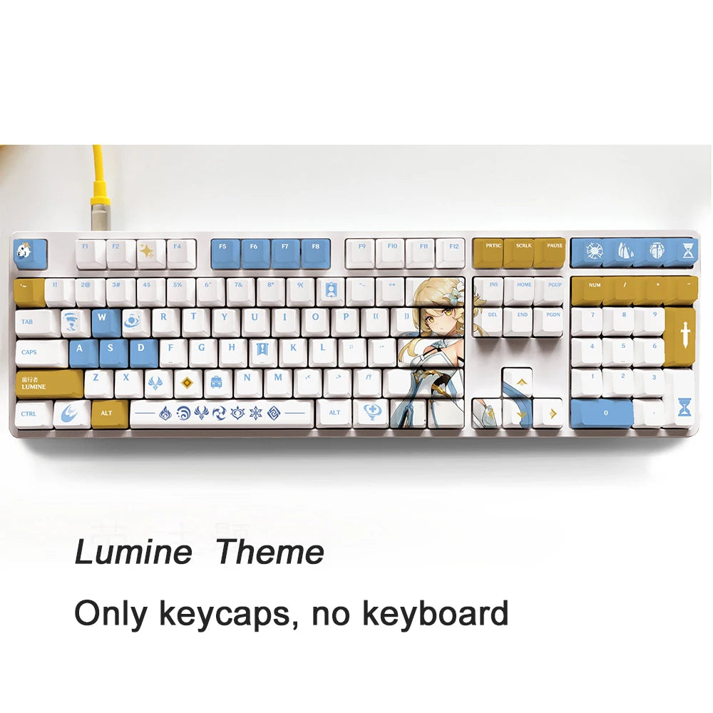 Zenith Saga — Genshin Impact Character Keycaps 108 Keys (OEM PBT)