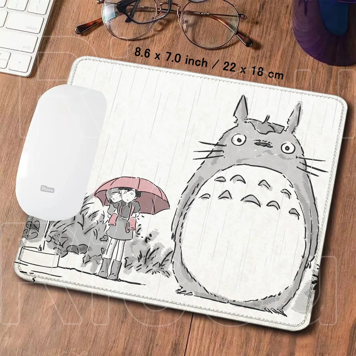 Zenith Saga — Totoro Anime XL Desk Mat (Lock Edge Gaming Mouse Pad)