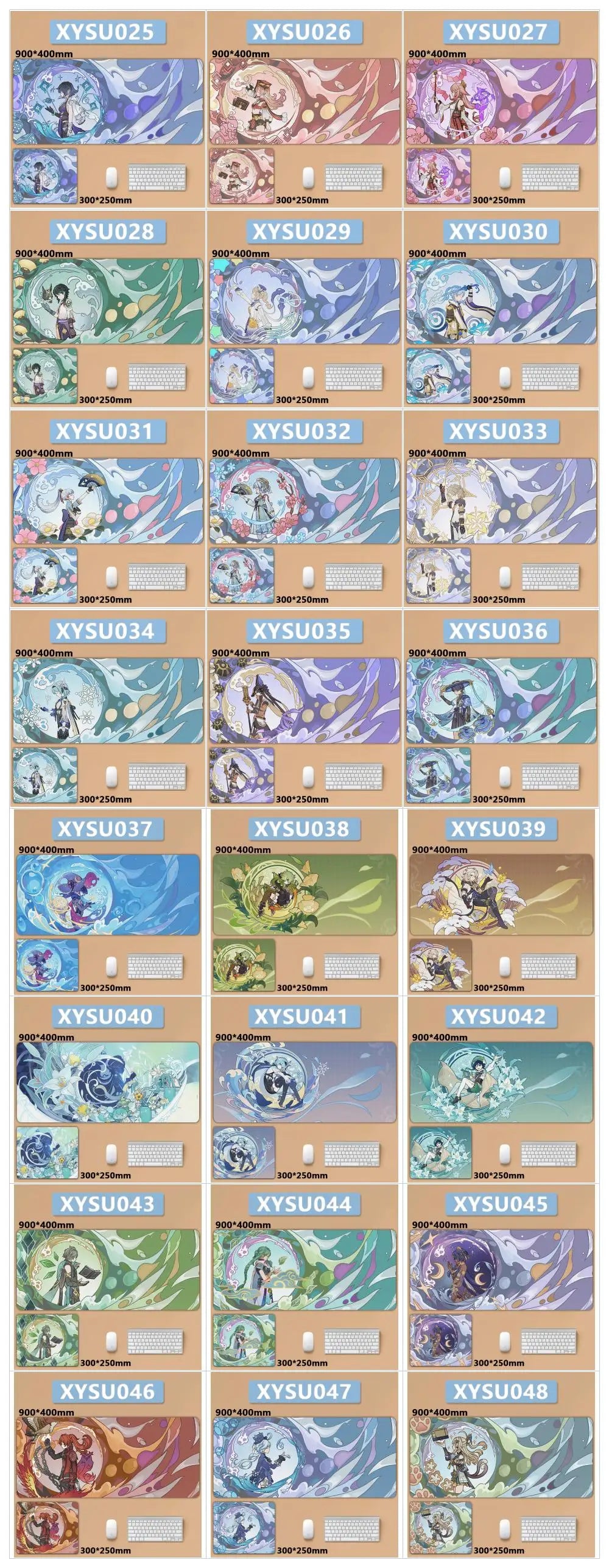 Zenith Saga — Genshin Impact XXL Desk Mat Vol. 2 (Furina, Neuvillette, Raiden & More)