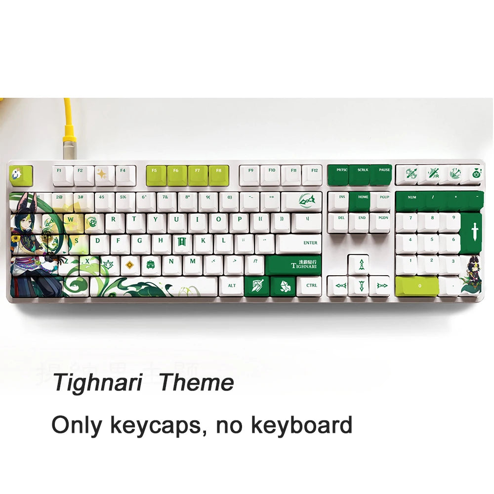Zenith Saga — Genshin Impact Character Keycaps 108 Keys (OEM PBT)