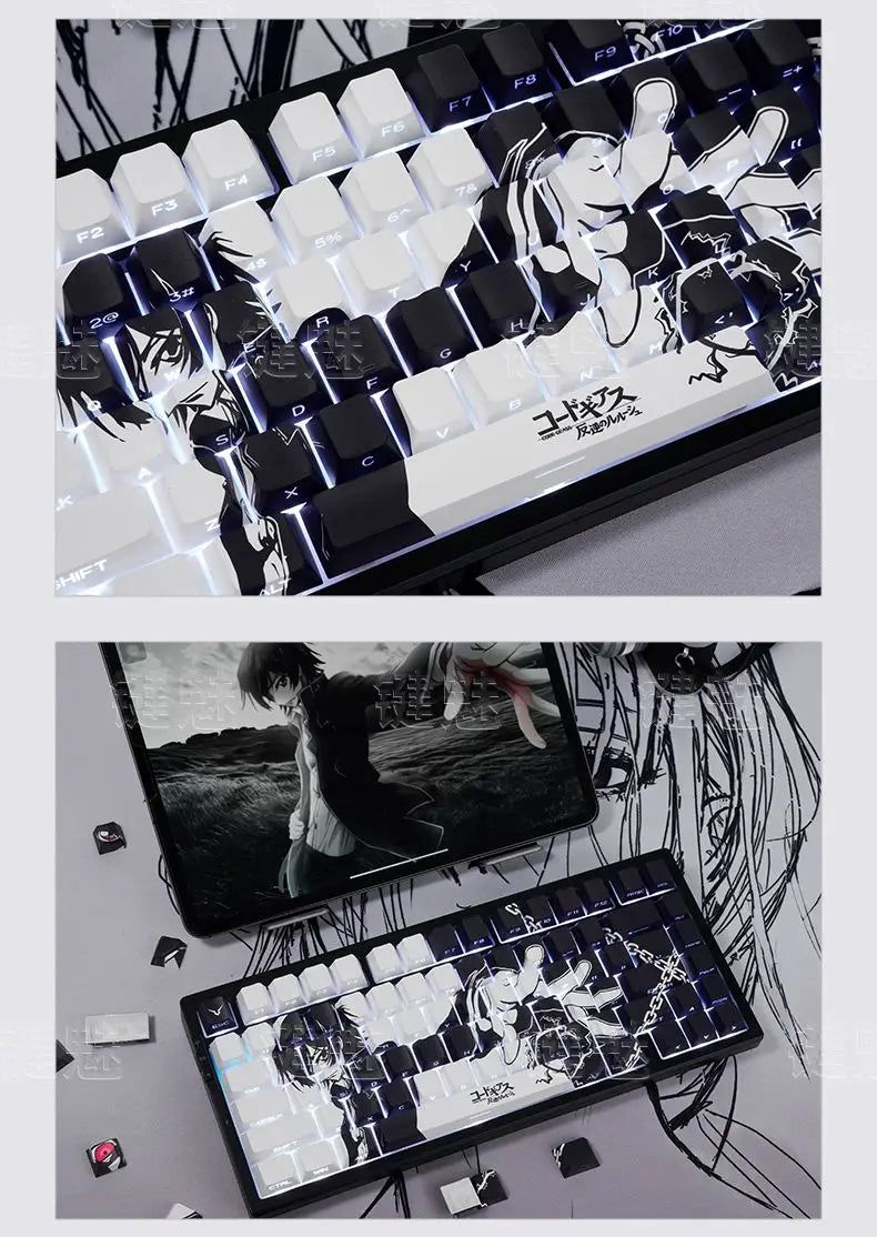 Zenith Saga — Lelouch Lamperouge Anime Keycaps (PBT Dye-Sub)