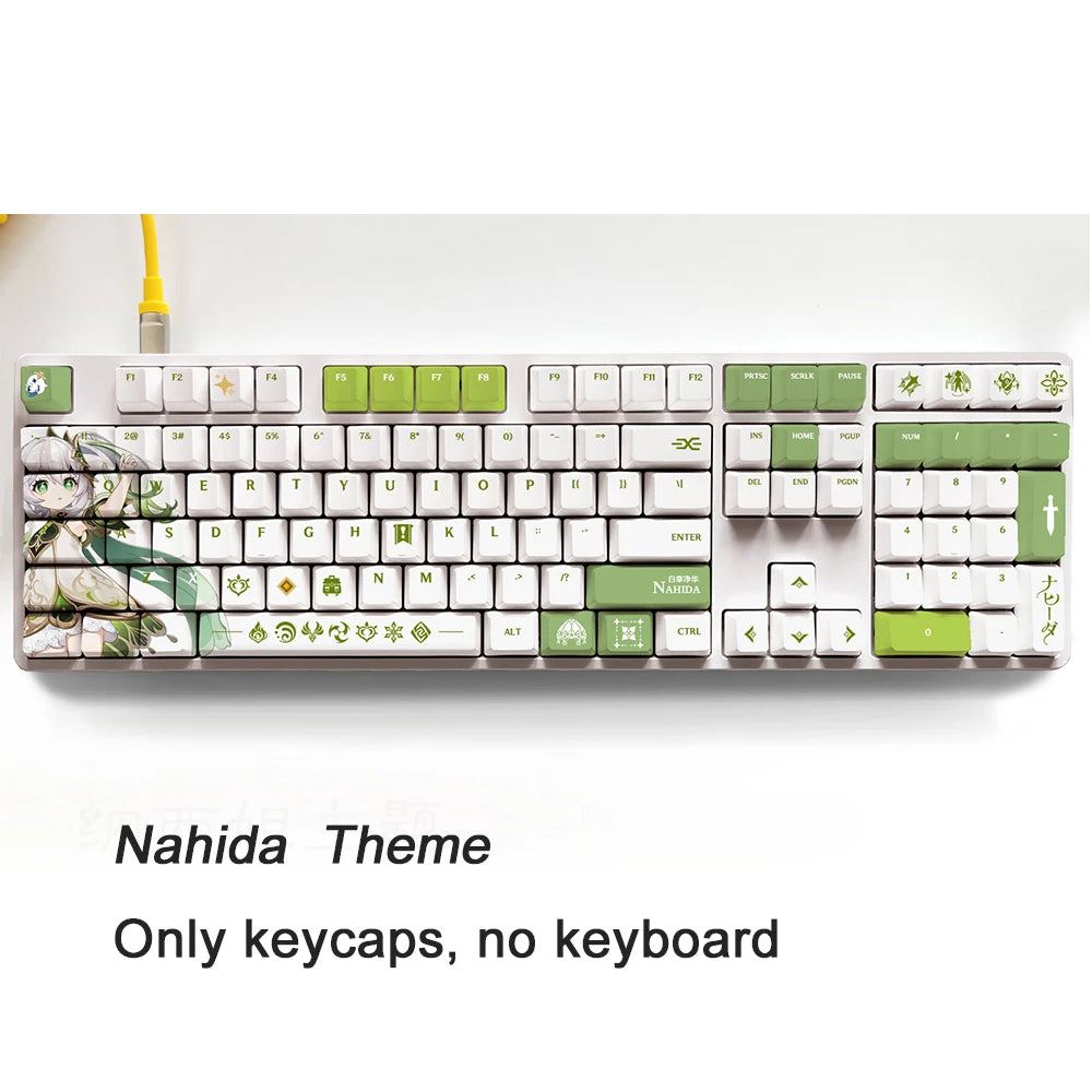 Zenith Saga — Genshin Impact Character Keycaps 108 Keys (OEM PBT)