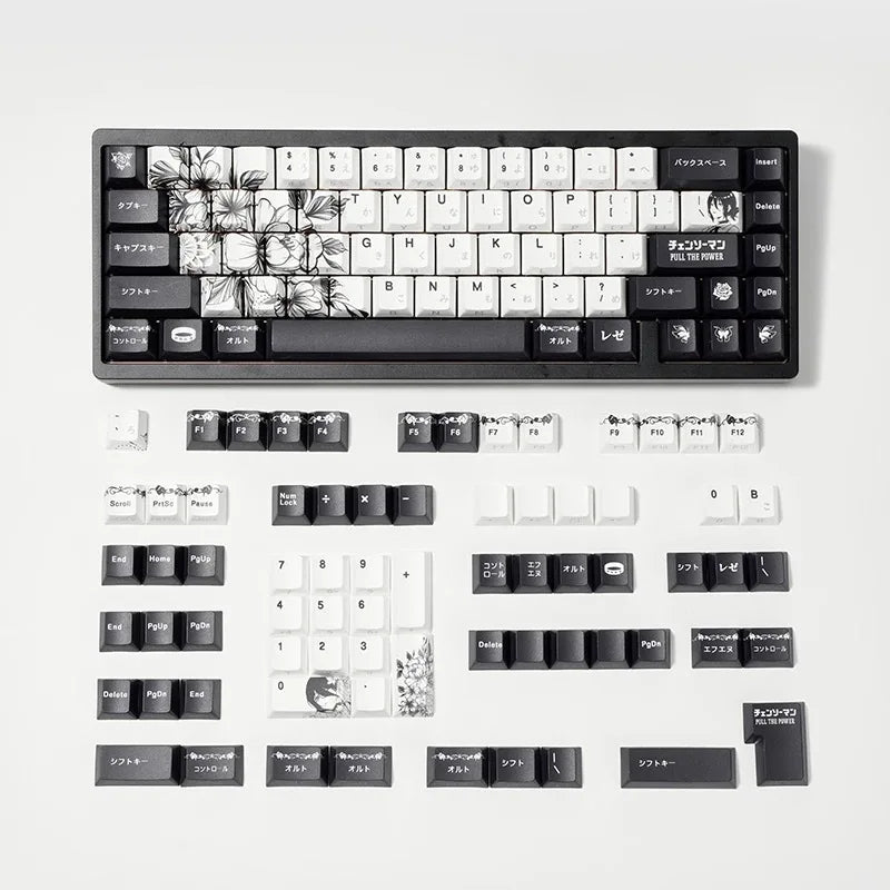 Zenith Sage — Reze Chainsaw Man Keycaps (PBT Dye-Sub)