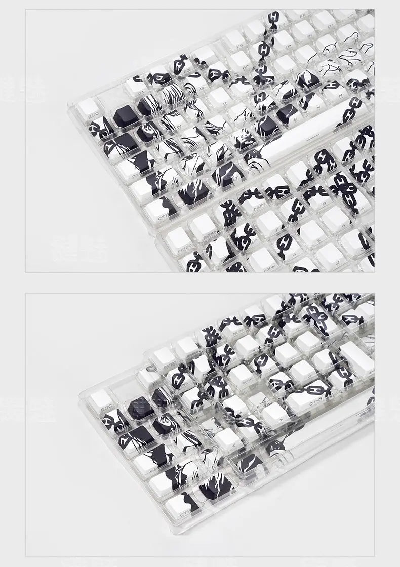 Zenith Saga — Makima Chainsaw Man Keycaps 129 Keys (PBT Dye-Sub Translucent)