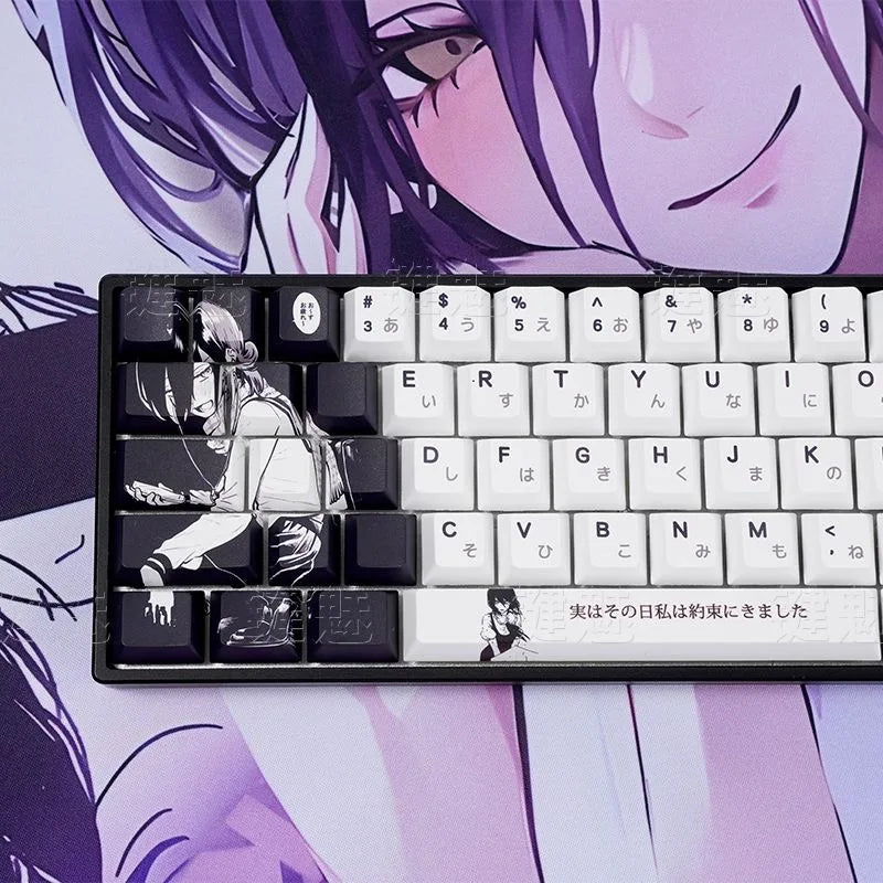 Zenith Sage — Reze Chainsaw Man Keycaps (PBT Dye-Sub)