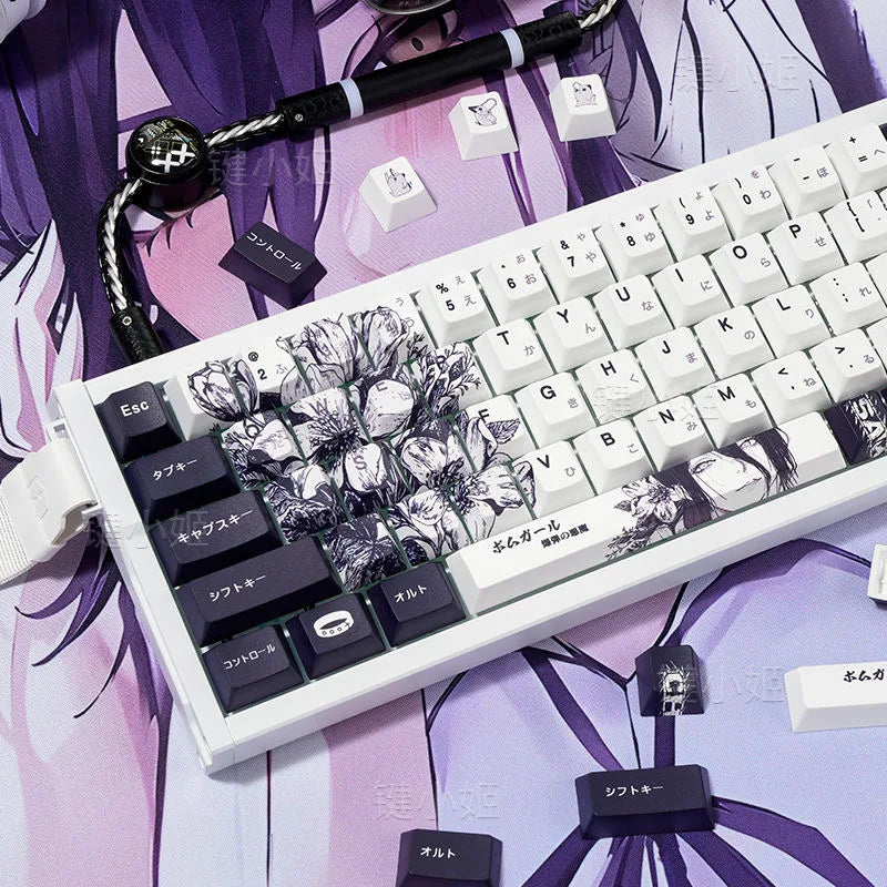 Zenith Sage — Reze Chainsaw Man Keycaps (PBT Dye-Sub)