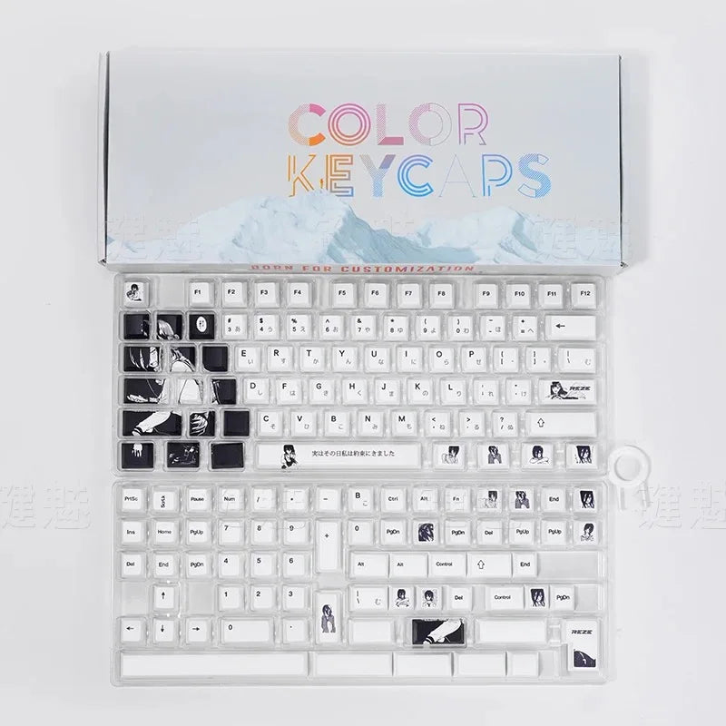 Zenith Sage — Reze Chainsaw Man Keycaps (PBT Dye-Sub)
