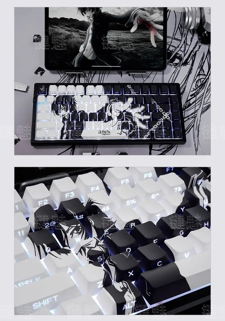 Zenith Saga — Lelouch Lamperouge Anime Keycaps (PBT Dye-Sub)