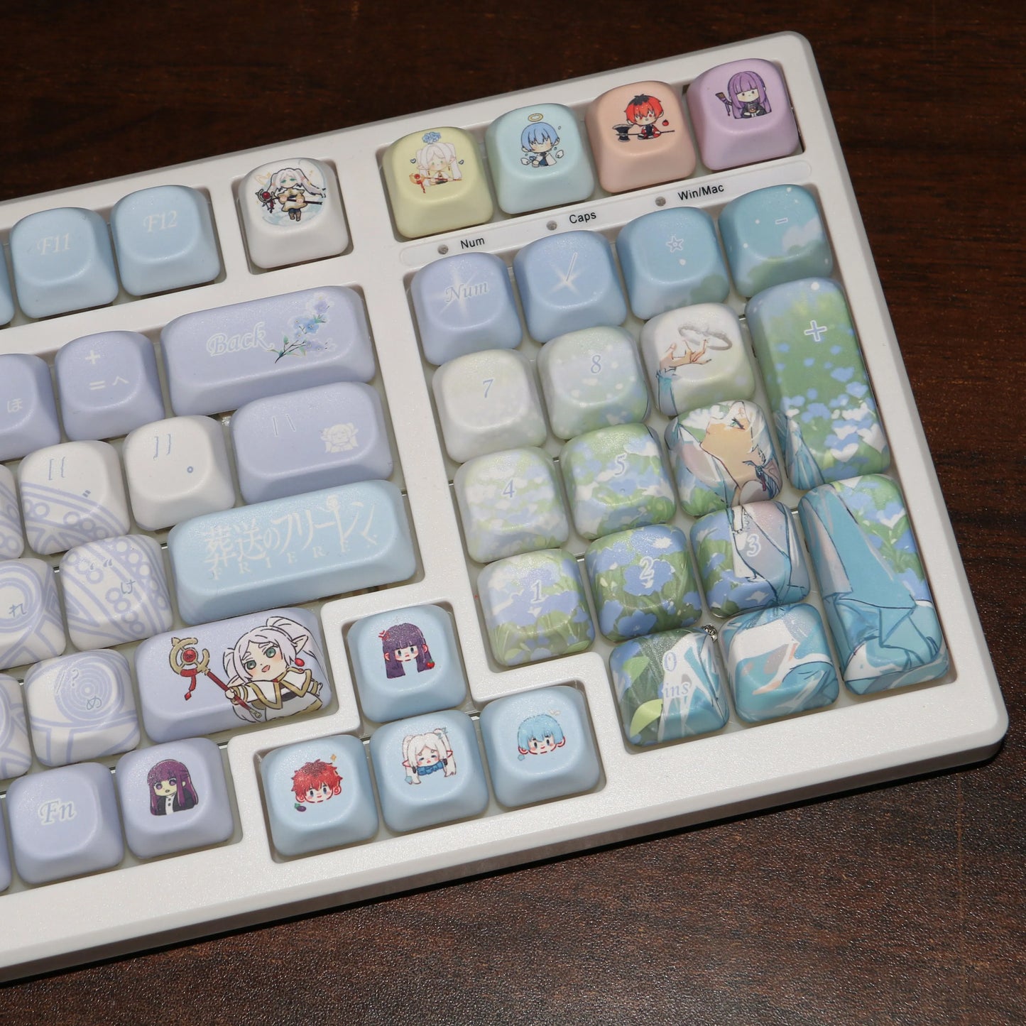 Zenith Saga — Frieren Beyond Journey's End Keycaps (PBT Dye-Sub)