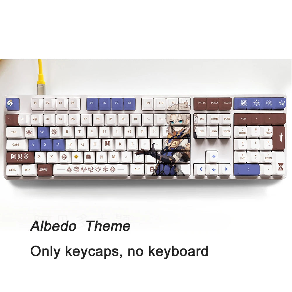 Zenith Saga — Genshin Impact Character Keycaps 108 Keys (OEM PBT)