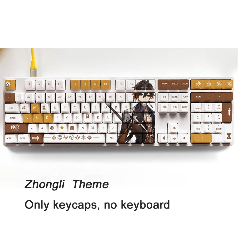 Zenith Saga — Genshin Impact Character Keycaps 108 Keys (OEM PBT)