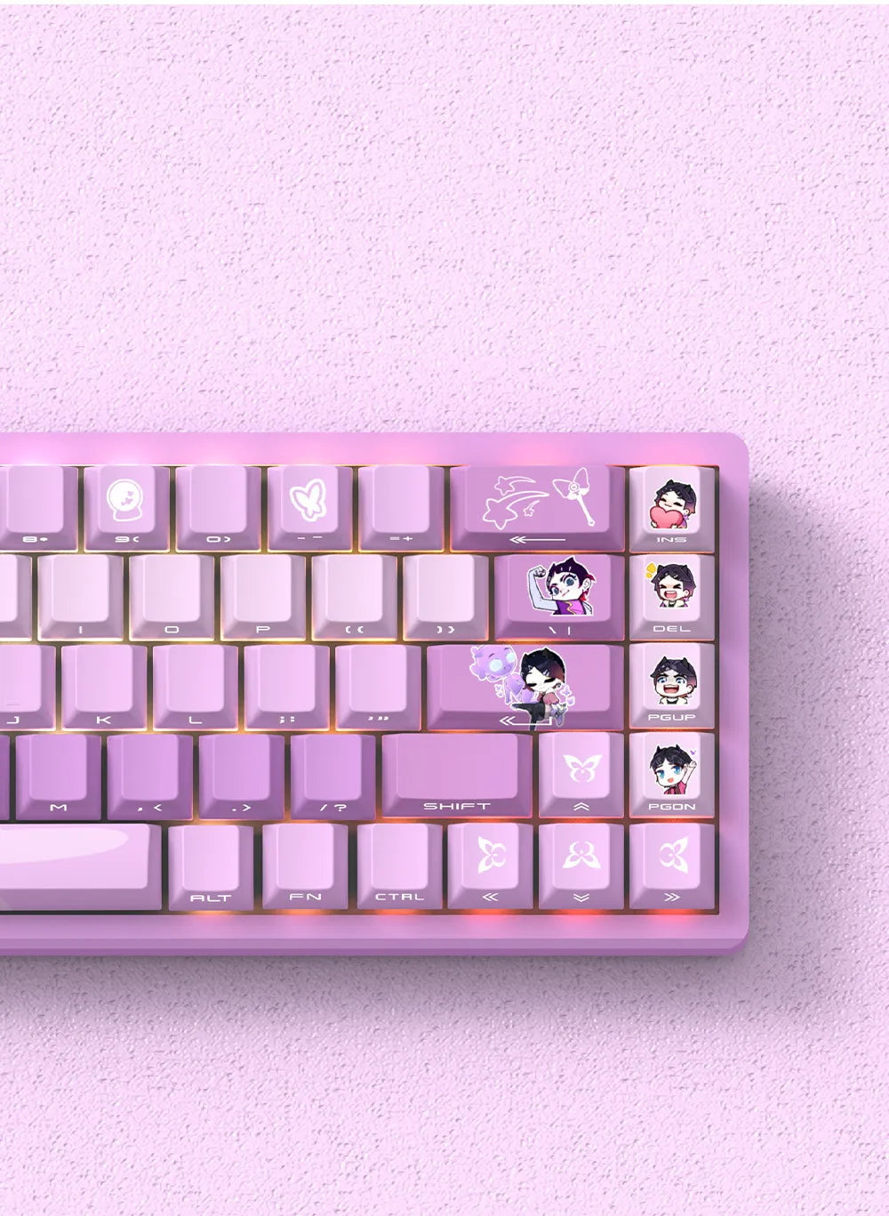 Zenith Saga — Anime Gaming Keycaps 129 Keys (PBT Five-Sided Heat Sublimation)