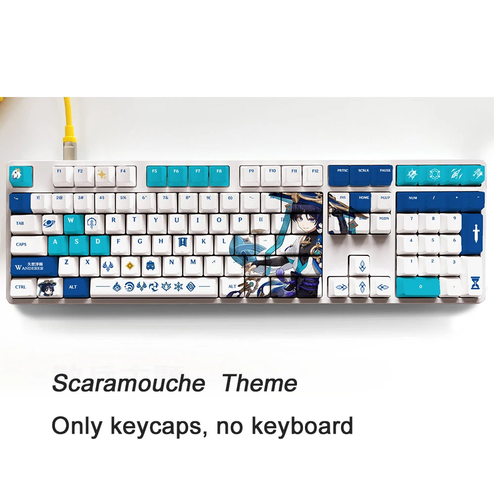 Zenith Saga — Genshin Impact Character Keycaps 108 Keys (OEM PBT)