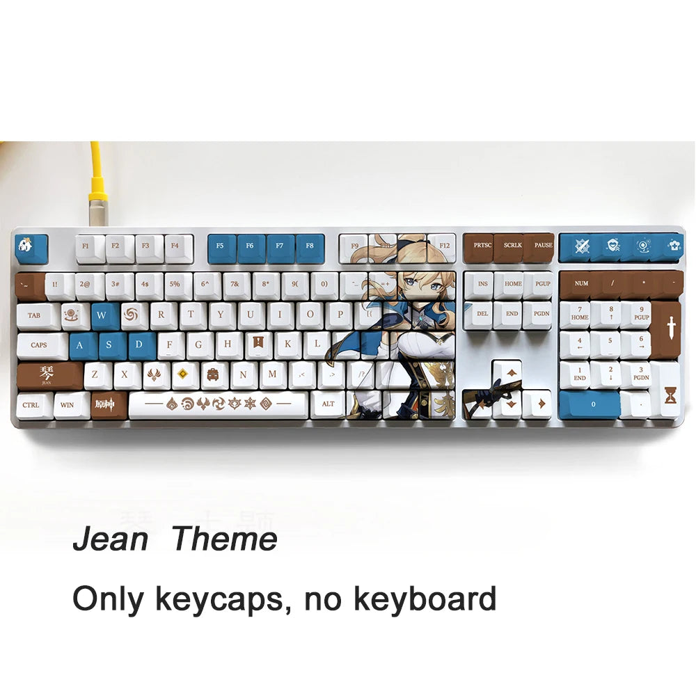 Zenith Saga — Genshin Impact Character Keycaps 108 Keys (OEM PBT)