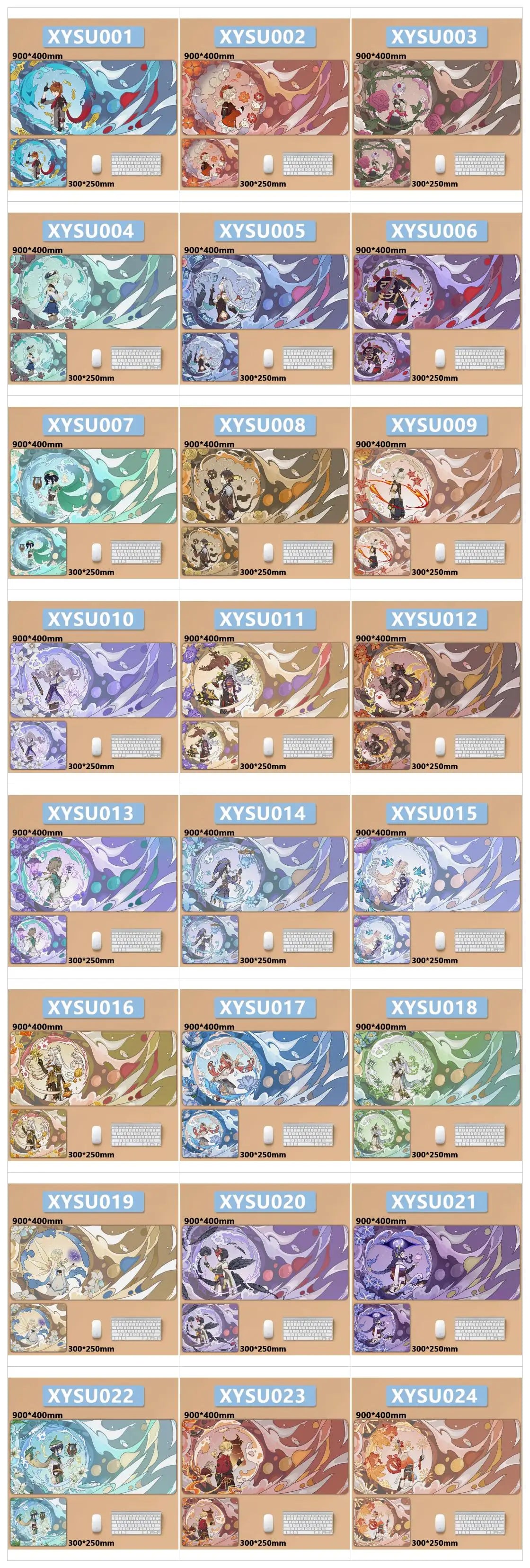 Zenith Saga — Genshin Impact XXL Desk Mat Vol. 2 (Furina, Neuvillette, Raiden & More)