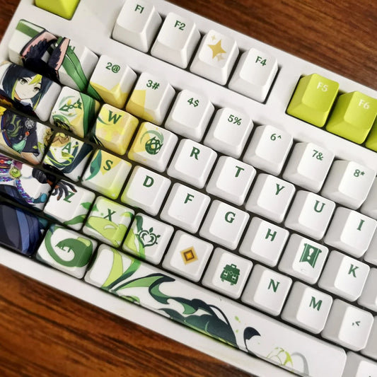 Zenith Saga — Genshin Impact Character Keycaps 108 Keys (OEM PBT)